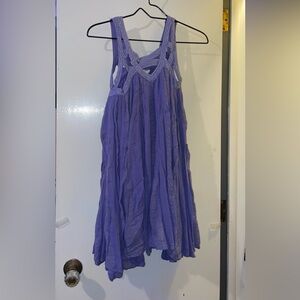 Purple Sleeveless Dress